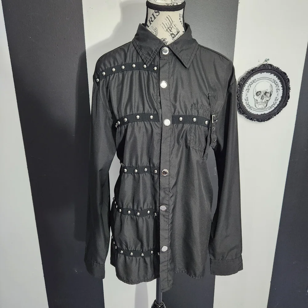 Studded Goth Shirt - Picture 2 of 5